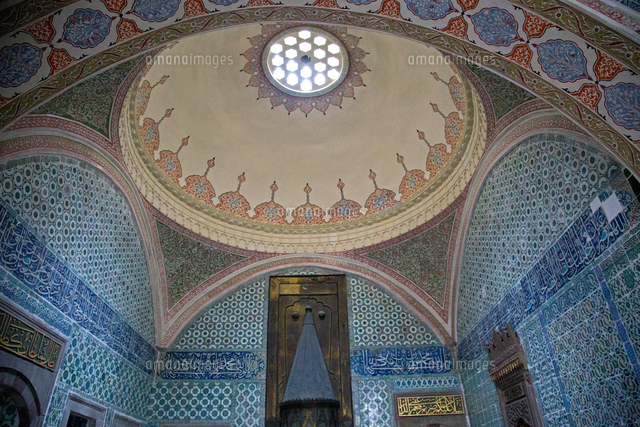 トルコ語 トプカプ宮殿ハレムの装飾タイル 17世紀 イズニク 大型本