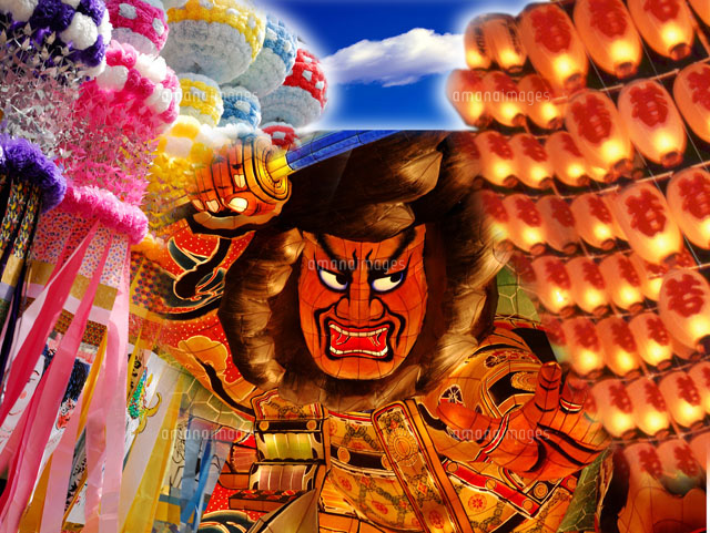青森ねぶた祭り の写真素材 イラスト素材 アマナイメージズ