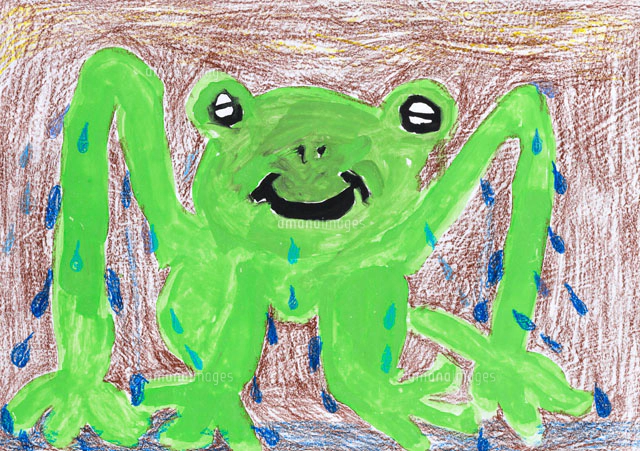カエルのイラスト素材 アマナイメージズ