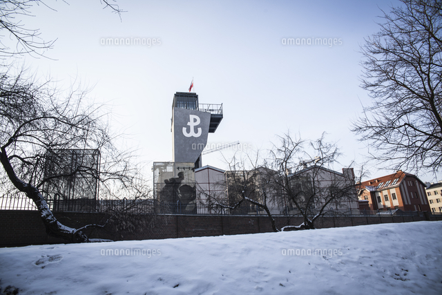 Warsaw Uprising Museum Warsaw Masovian Voivodeship Poland の写真素材 イラスト素材 アマナイメージズ