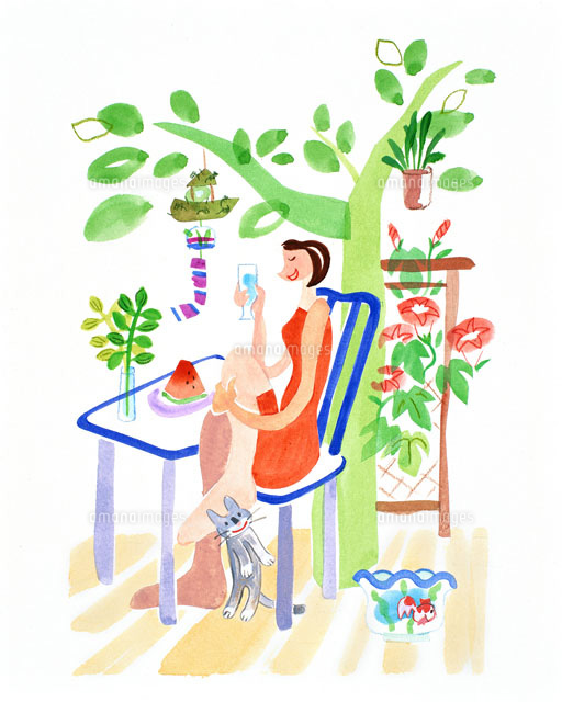 緑豊かな生活 の写真素材 イラスト素材 アマナイメージズ