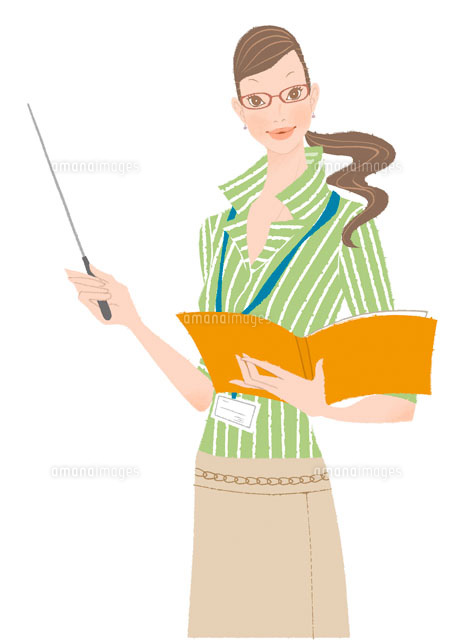 プレゼンをする女性 の写真素材 イラスト素材 アマナイメージズ