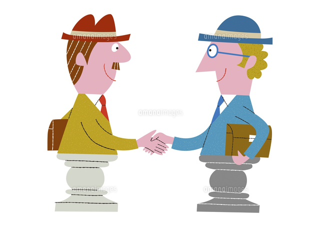 握手をする男性 の写真素材 イラスト素材 アマナイメージズ