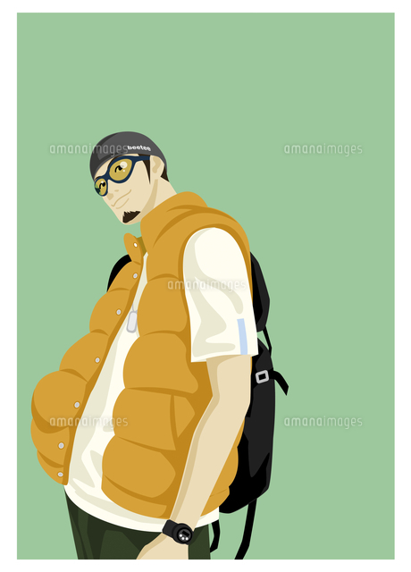 ポーズを決める男性 の写真素材 イラスト素材 アマナイメージズ