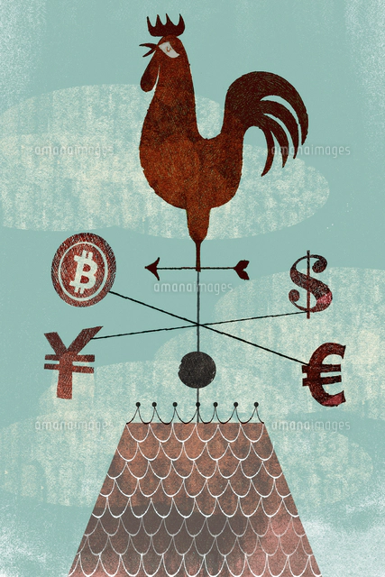 風見鶏のイラスト素材 アマナイメージズ