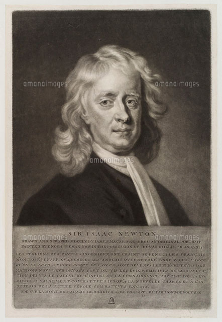 ニュートン 肖像画 Amazon co jp Posterazzi Sir Isaac Newton 1642