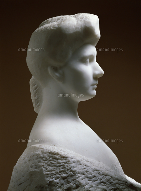 K−181 フレンチ胸像 フレンチ石膏像(胸像)49cm