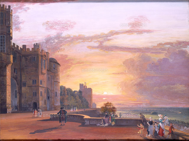 Windsor Castle, by Paul Sandby. England, 18th century[20048000310