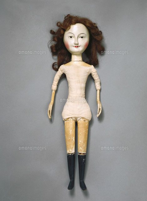 DOLL 人形　ビンテージ  コレクターズ　アイテム　ロンドン　ENGLAND Lord Clapham doll. England, late 17th century[20048000962]の写真