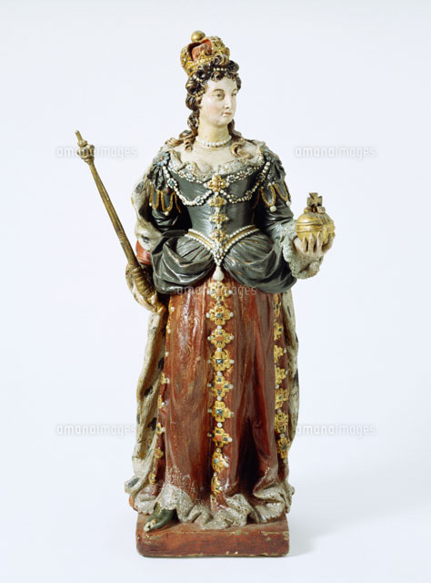 Queen Mary II, by John Nost the Elder . England, late 17th 