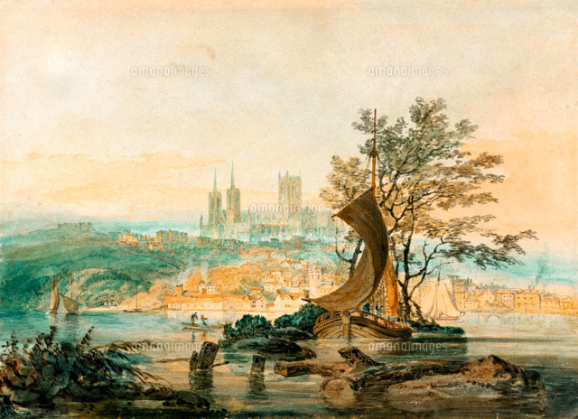 View of Lincoln, by William Turner of Walthamstow. England