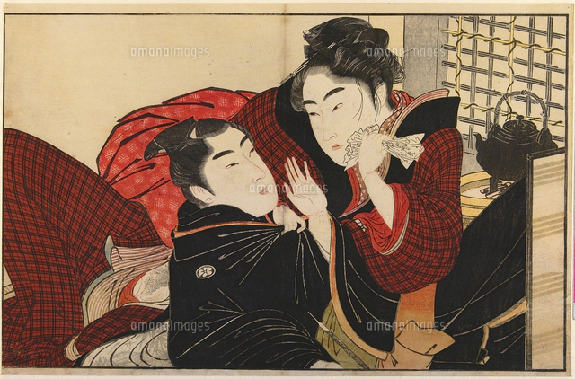 春画、喜多川歌麿」の写真・イラスト素材｜アマナイメージズ