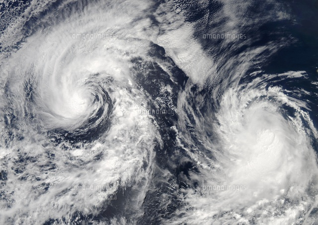 Tropical Storms Boris And Cristina, Pacific Ocean, In 2008[20053001172 ...
