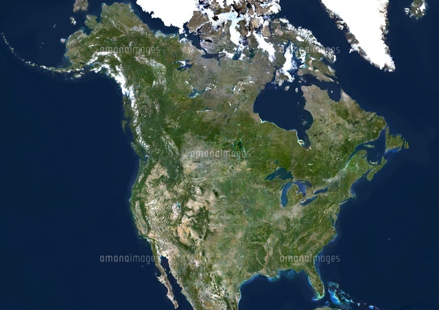 United States Alaska Incl And Canada の写真素材 イラスト素材 アマナイメージズ