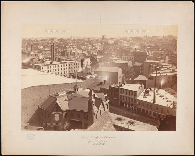 View Of Brooklyn On Centre Line From Top Of Pier の写真素材 イラスト素材 アマナイメージズ
