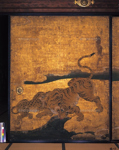 竹林群虎図[20061000005]の写真・イラスト素材｜アマナイメージズ