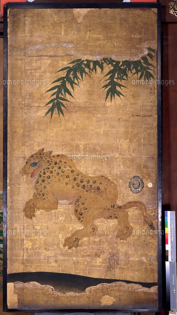 竹林群虎図[20061000005]の写真・イラスト素材｜アマナイメージズ