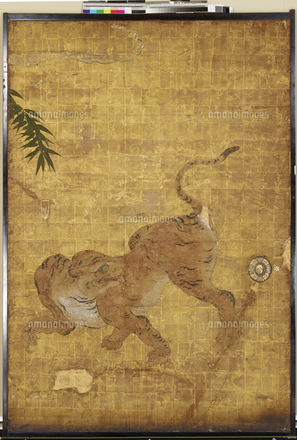 竹林群虎図[20061000440]の写真・イラスト素材｜アマナイメージズ