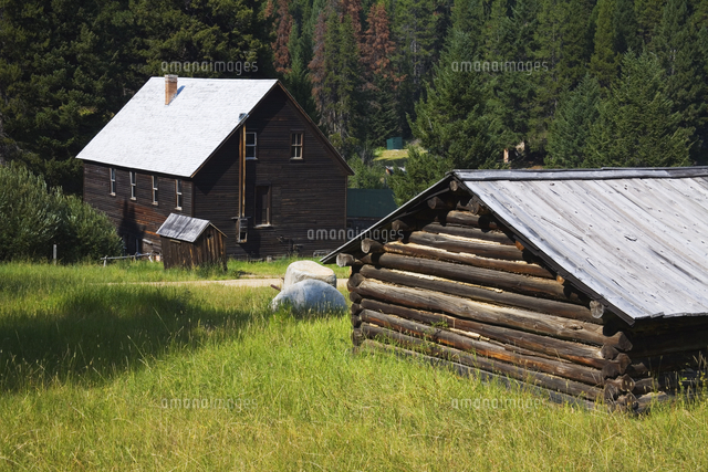 Davey S Store Garnet Ghost Town State Park Missoula Montana United States Of America North Amer の写真素材 イラスト素材 アマナイメージズ