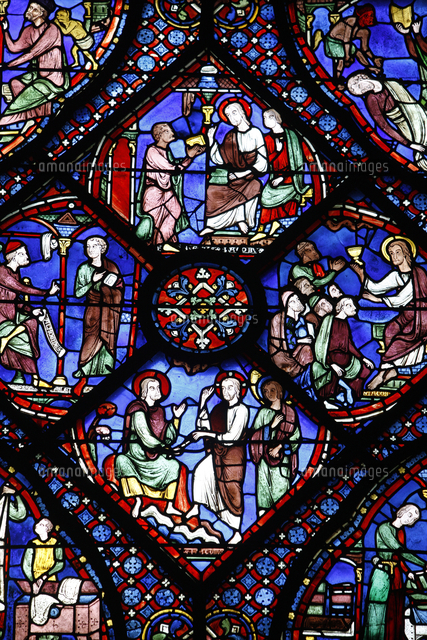 Stained glass, Notre-Dame de Chartres Cathedral, UNESCO World