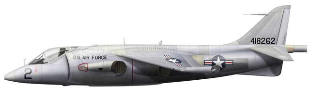 Illustration Of A Hawker P1127 Kestrel の写真素材 イラスト素材 アマナイメージズ