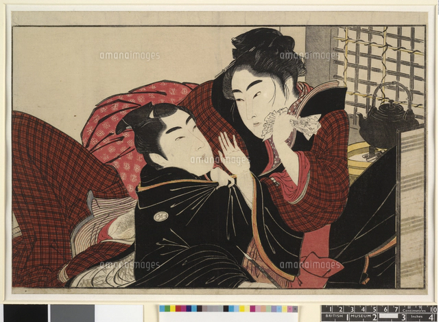 春画、喜多川歌麿」の写真・イラスト素材｜アマナイメージズ