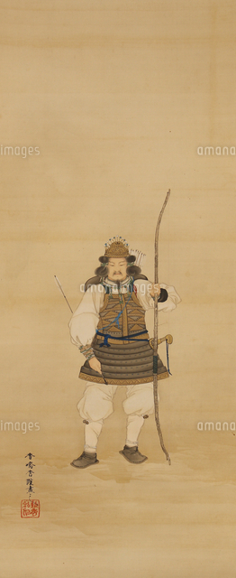 大和武人図[20076000099]の写真・イラスト素材｜アマナイメージズ