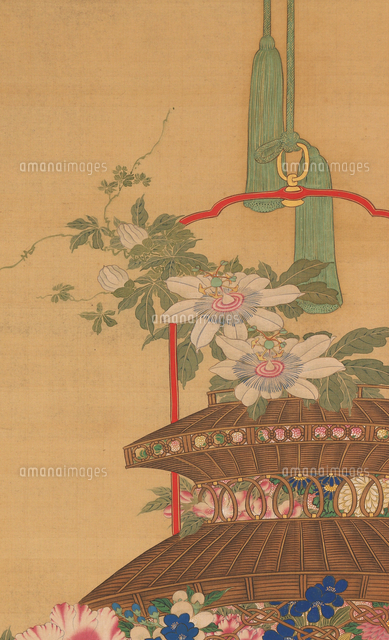 花籠図(部分)[20076000226]の写真・イラスト素材｜アマナイメージズ