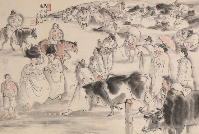 朝鮮人物図 の写真素材 イラスト素材 アマナイメージズ