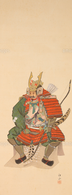 武者図（部分）[20076001775]の写真・イラスト素材｜アマナイメージズ