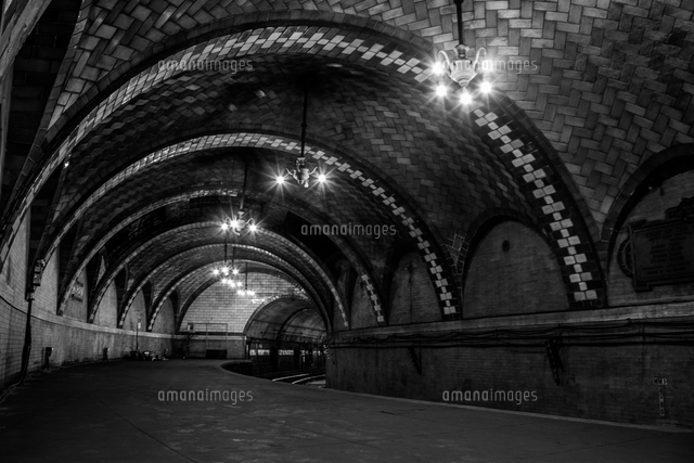 Forbidden Nyc Station Ny地下鉄の駅 廃墟 の写真素材 イラスト素材 アマナイメージズ
