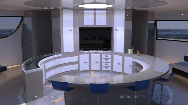 Ufo House Boat Ufo型ハウスボート の写真素材 イラスト素材 アマナイメージズ