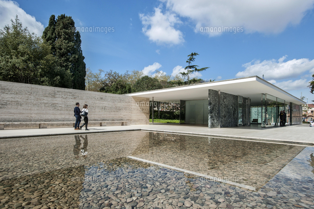 Barcelona pavilion, architect Ludwig Mies van der Rohe[20080016980