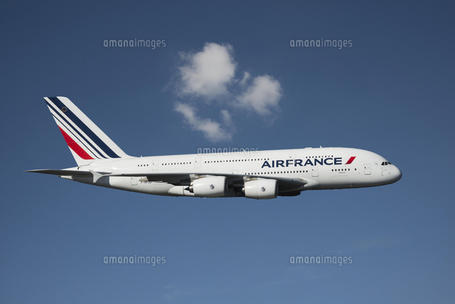 AF Air france Aviationtag A380 コンビ色 AF Air france Aviationtag
