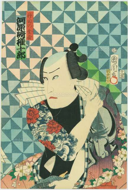 江戸の花若手五人揃 神田の金吉 河原崎権十郎[20086000060]の写真