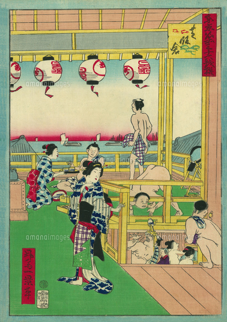 東京名所三十六戯撰 芝飯倉[20086000782]の写真・イラスト素材｜アマナ 