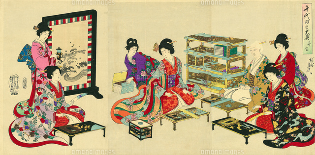 千代田の大奥 歌合[20086001324]の写真・イラスト素材｜アマナイメージズ