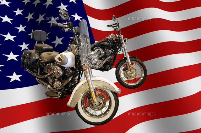 Europe United Kingdom England Lancashire Manchester Harley Davidson の写真素材 イラスト素材 アマナイメージズ