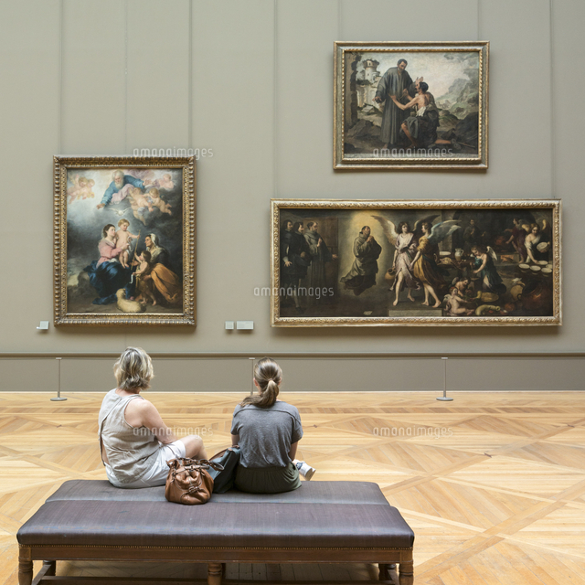 Spanish paintings in the Louvre museum, Paris, France[20088098636]の写真素材