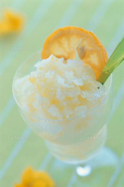 オレンジシャーベット の写真素材 イラスト素材 アマナイメージズ