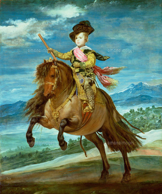 アクリル画　バルタサール・カルロスの模写 Prince Balthasar Carlos in Silver, 1633[22040006752]の写真