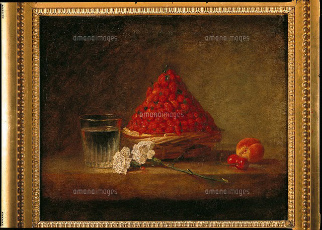Basket with Wild Strawberries，c.1761 /野苺の籠[22040002288
