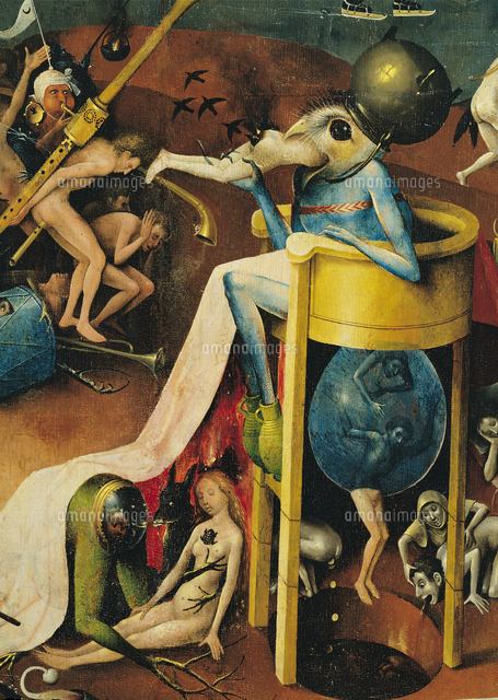 The Garden of Earthly Delights: Hell, right wing of triptych