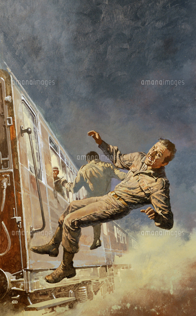 Falling from the Train[22040088037]の写真素材・イラスト素材｜アマナイメージズ