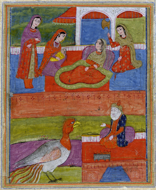 Rustam Apna The birth of Rustam, from a lost manuscript of the Shanama b ...