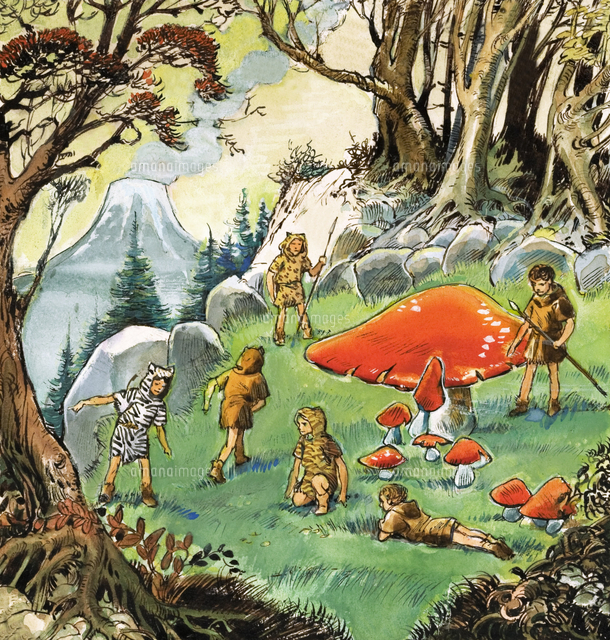 ピーターパンMARCHOF THE LOSTBOYS 絵画 The Lost Boys, illustration from 'Peter Pan' by J.M. Barrie