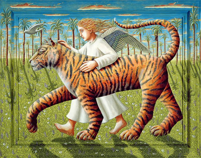 The Dove, the Tiger and the Angel, 2007[22040157443]の写真素材・イラスト素材｜アマナイメージズ