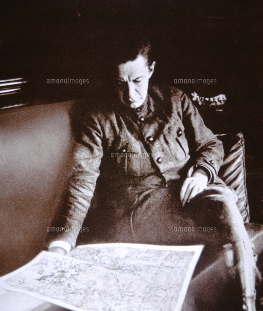 Alexander Kerensky studying plans to continue the First Worl ...