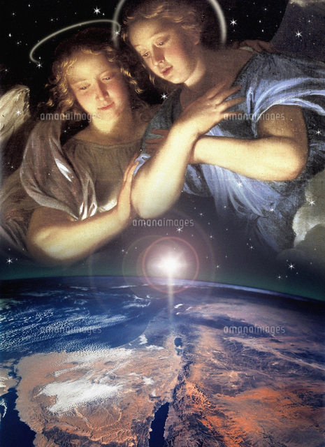 イラスト、地球」の絵画・美術写真｜アマナイメージズ