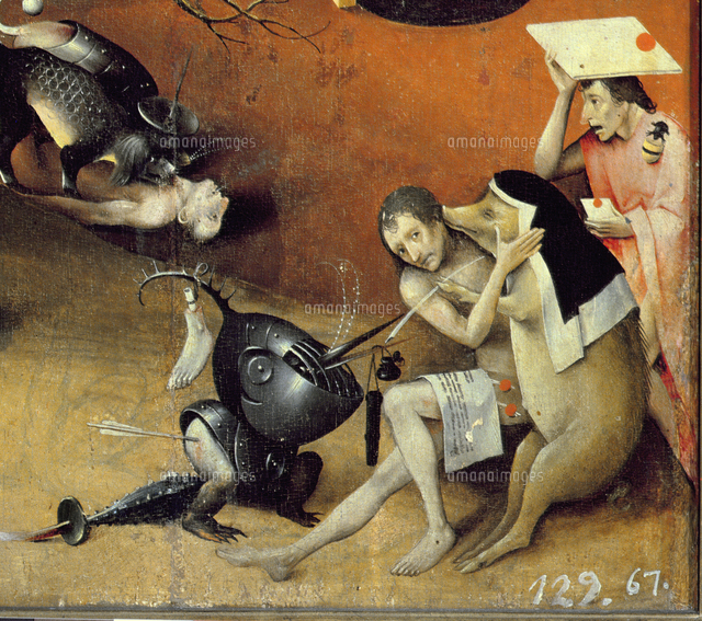 The Garden of Earthly Delights, c.1500 (oil on panel) (detail of